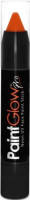 Paint glow PaintGlow Face paint stick - neon oranje - UV/blacklight - 3,5 gram - schmink/make-up stift/potlood - Schmink