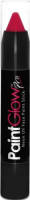 Paint glow Face paint stick - neon roze - UV/blacklight - 3,5 gram - schmink/make-up stift/potlood - Schmink