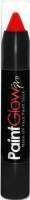 Paint glow PaintGlow Face paint stick - neon rood - UV/blacklight - 3,5 gram - schmink/make-up stift/potlood - Schmink