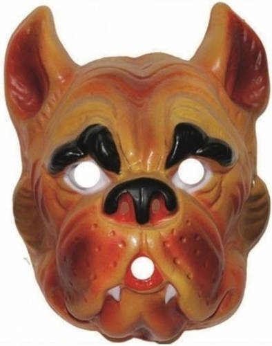 Funny Fashion Hond masker voor volwassenen - Verkleedmaskers