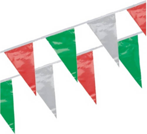 Papstar Italie vlaggenlijnen 4 meter - Vlaggenlijnen