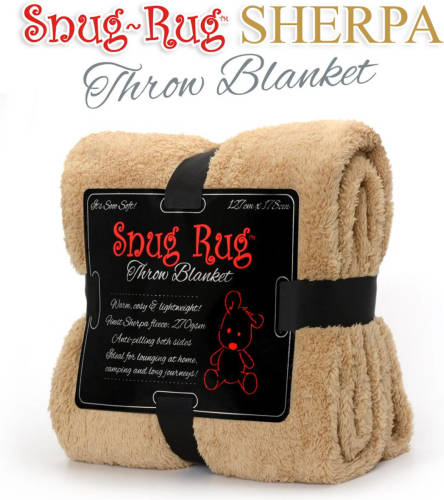 Snug-Rug throw deken - zand beige