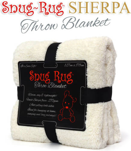 Snug-Rug throw deken - crème