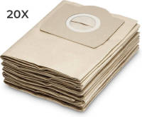 Stofzuigerzakken - Geschikt voor Kärcher - 6.959-130.0 - 20 Stuks - van Zedar