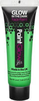 Paint glow PaintGlow Face/Body paint - neon groen/glow in the dark - 10 ml - schmink/make-up - waterbasis - Schmink