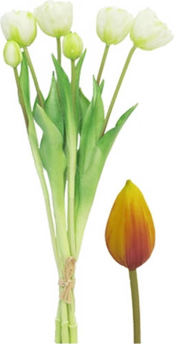 Double Tulip Sally 6 st. 44 cm kunstbloem Nova Nature