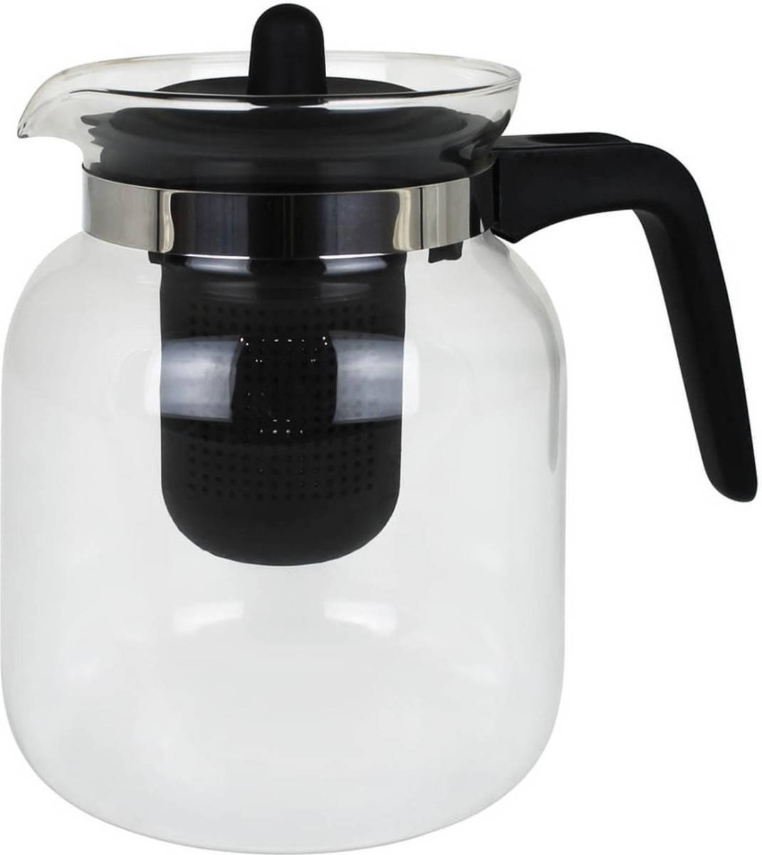 Excellent Houseware Glazen theepot van 1.5 liter - Theepotten