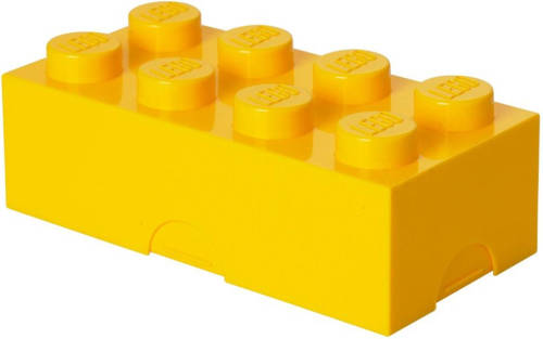 LEGO - Lunchbox Brick 8 - Polypropyleen - Geel