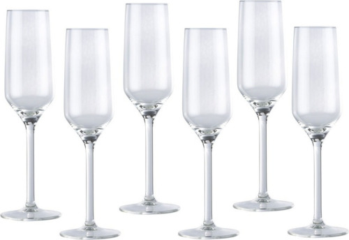 Luxury houseware Champagneglas / glazen 6x stuks 22 centiliter - Champagneglazen