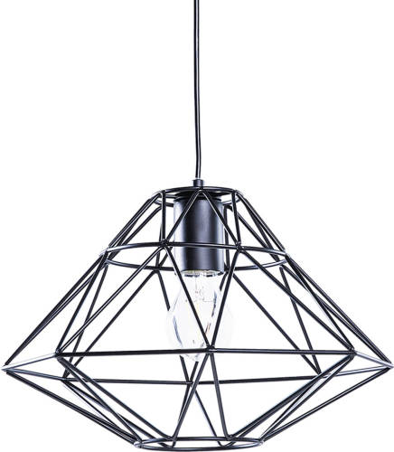 Beliani GUAM - Hanglamp-Zwart-Staal