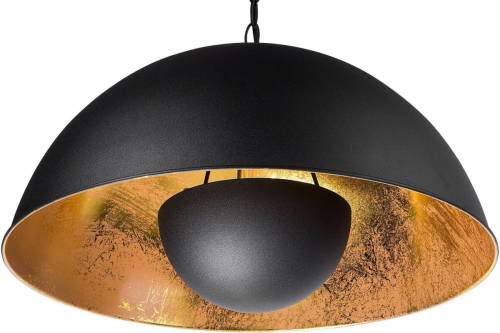 Beliani THAMES - Hanglamp-Zwart-Metaal