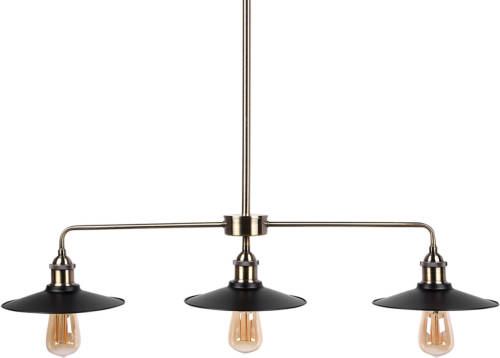 Beliani MONTONE - Hanglamp-Zwart-Metaal