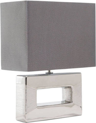 Beliani ONYX - Bedlamp-Grijs-Porselein