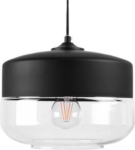 Beliani MURRAY - Hanglamp-Zwart-Glas