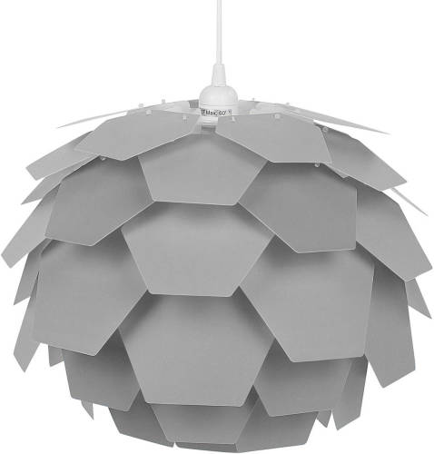 Beliani SEGRE - Hanglamp-Grijs-Synthetisch materiaal