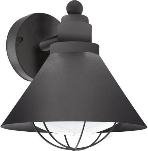 Eglo Buitenwandlamp Barrosela zwart