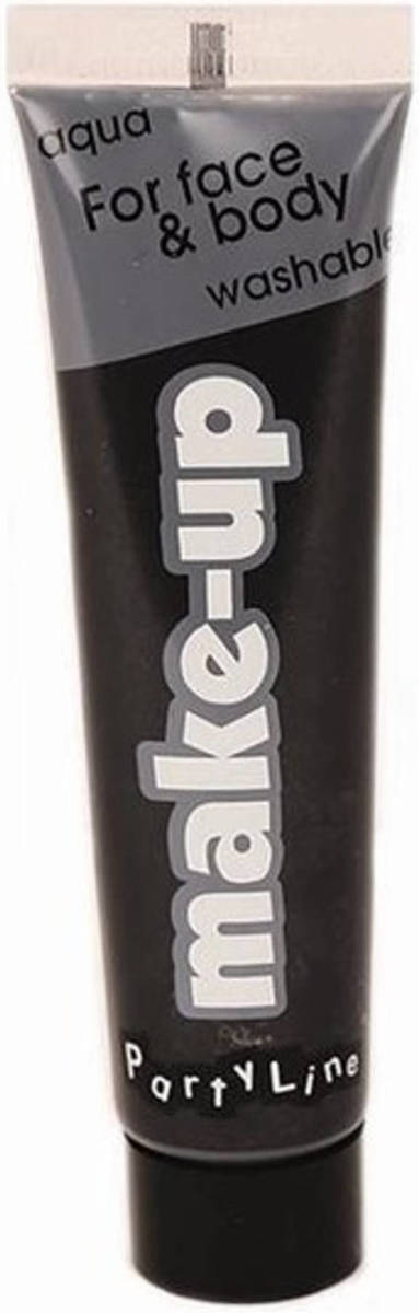 Funny Fashion Zwarte schmink tube 25 ml - Schmink