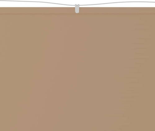 The Living Store Balkonscherm - Oxford Stof - 200 x 360 cm - Taupe