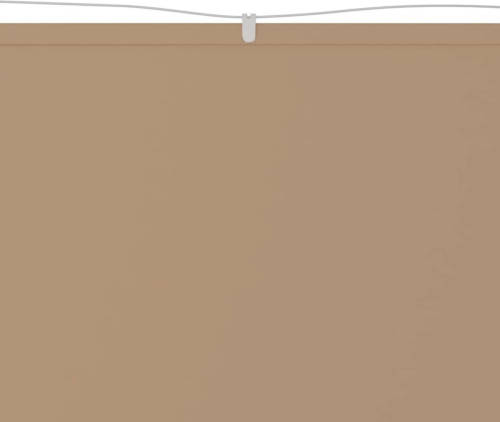 The Living Store Balkonscherm - Verticaal - 180 x 1000 cm - Taupe - Oxford stof