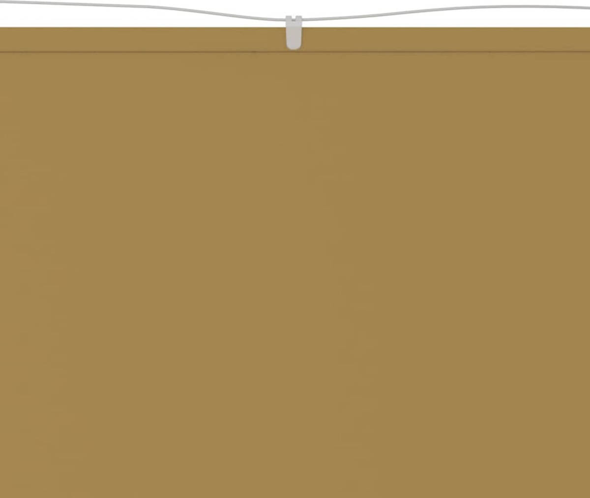The Living Store Balkonscherm Verticaal - Oxford Stof - 100 x 270 cm - Beige