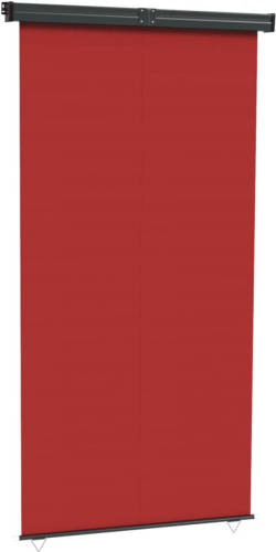 The Living Store Verticale Luifel - Rood - 140x250 cm - Uv- en waterbestendig