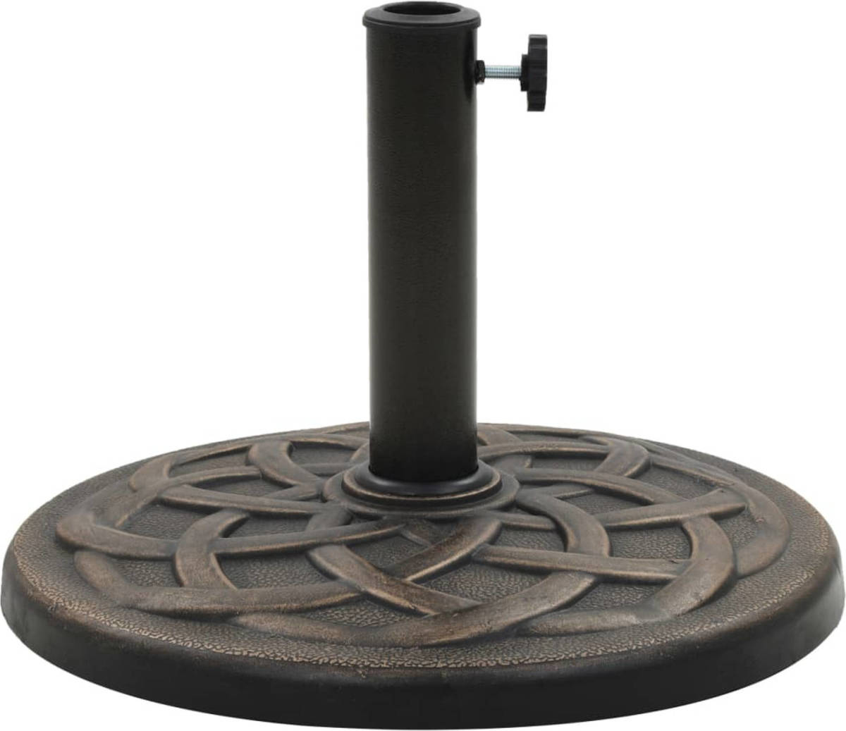 The Living Store Parasolvoet Resin - 45 x 32 cm - Brons - 11 kg
