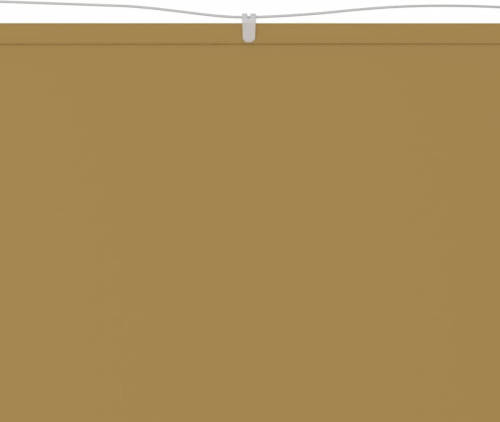 The Living Store Verticaal Balkonscherm - Beige - 200 x 420 cm - Oxford stof