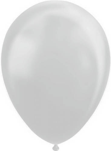 WAYS_ Wefiesta ballonnen 30 cm latex zilver 10 stuks