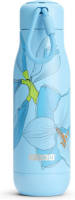 Zoku - Thermosfles RVS, 500 ml, Blauw Bloem Design - Zoku Hydration