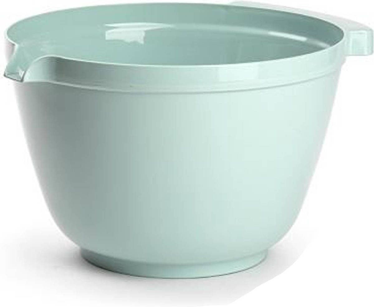 Forte Plastics PlasticForte Beslagkom/mengkom/roerkom - 4 liter - kunststof - mintgroen - met schenktuit - Mengkommen