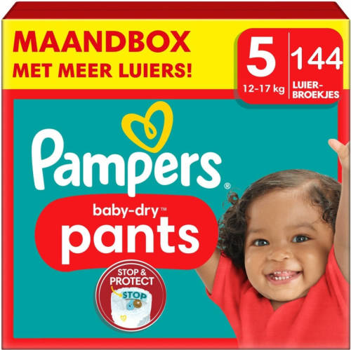 Pampers - Baby Dry Pants - Maat 5 - Maandbox - 144 stuks - 12/17KG