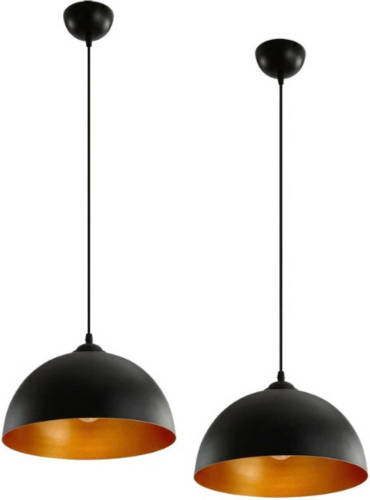 Miadomodo Hanglamp - Plafondlamp - Slaapkamer - Woonkamer - Eetkamer - Keuken Verlichting - A++ - Set van 2