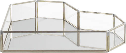 Beliani PONTIVY - Blad-Transparant-Glas, RVS
