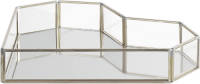Beliani PONTIVY - Blad-Transparant-Glas, RVS