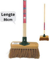 Synx Tools Junior Kinderbezem Cocos Binnenbezem - Bezems / Zaalveger - Buitenspeelgoed - tuinierspeelgoed - Schepjes - K