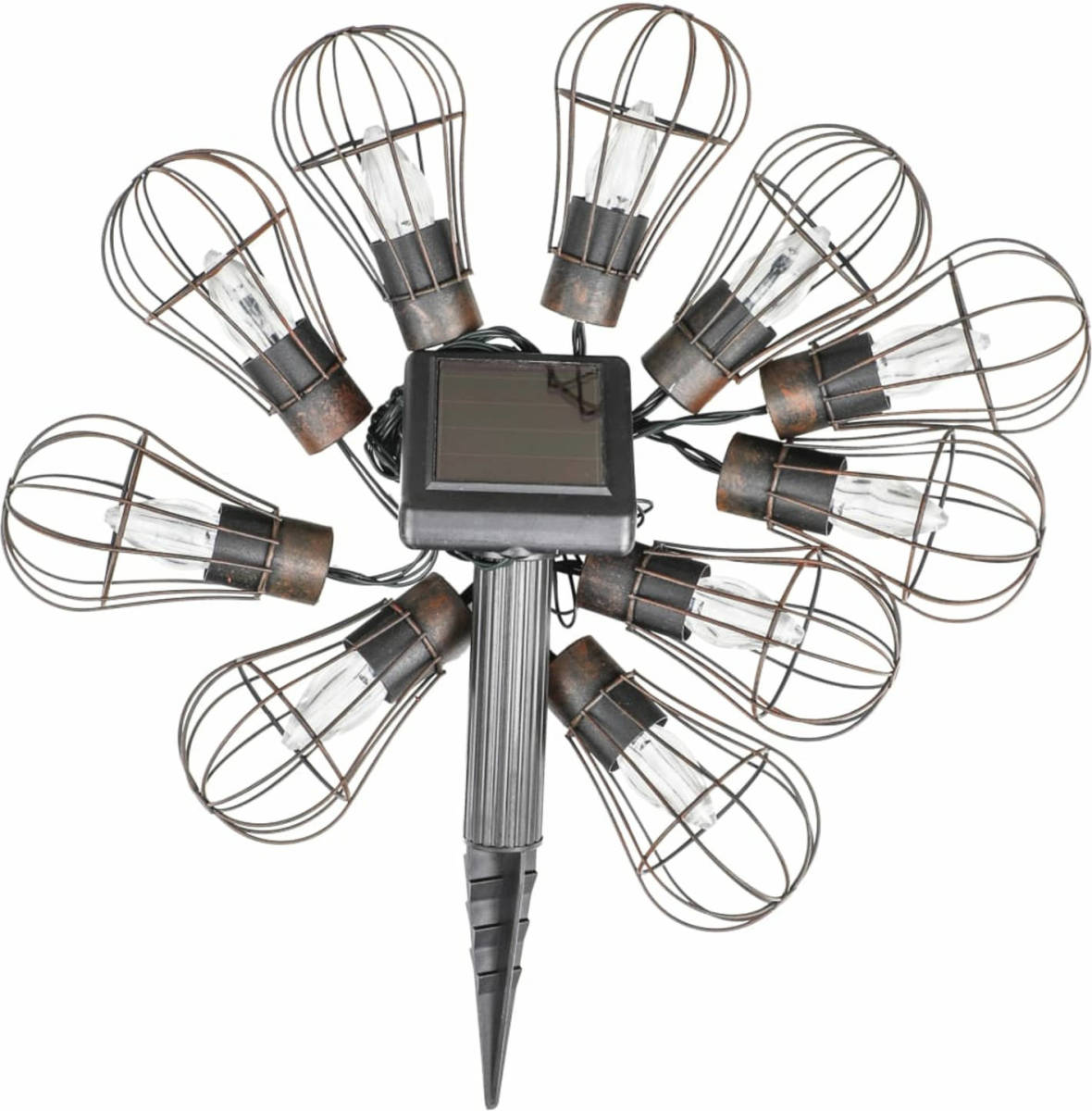 Hi Premium Tuinverlichting Ketting LED Zonne-energie - 10 Lampen