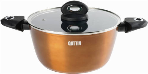 Kookpot met Deksel Quttin Foodie Koper (28 cm)