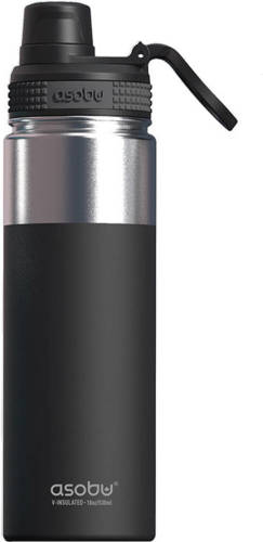 Asobu Alpine Flask Bottle - zwart - 0.53 L