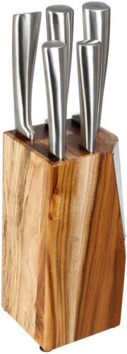 Set Messen met Houten Basis 5five