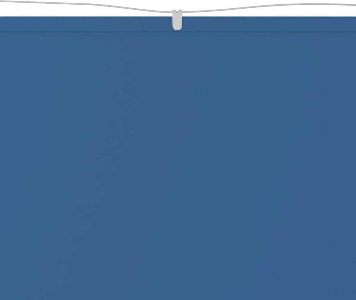 The Living Store Verticaal Balkonscherm - 60x600 cm - Uv-bestendig - Blauw