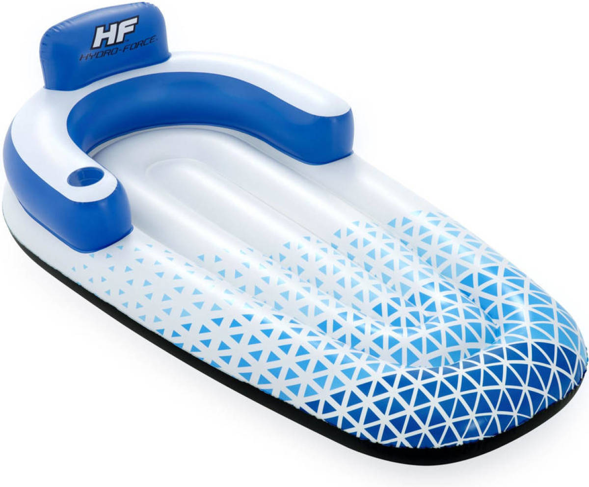 Bestway Luchtmatras Zwembad - 183 x 97 CM - 1-Persoons - met Rugleuning, Armleuningen en Bekerhouder