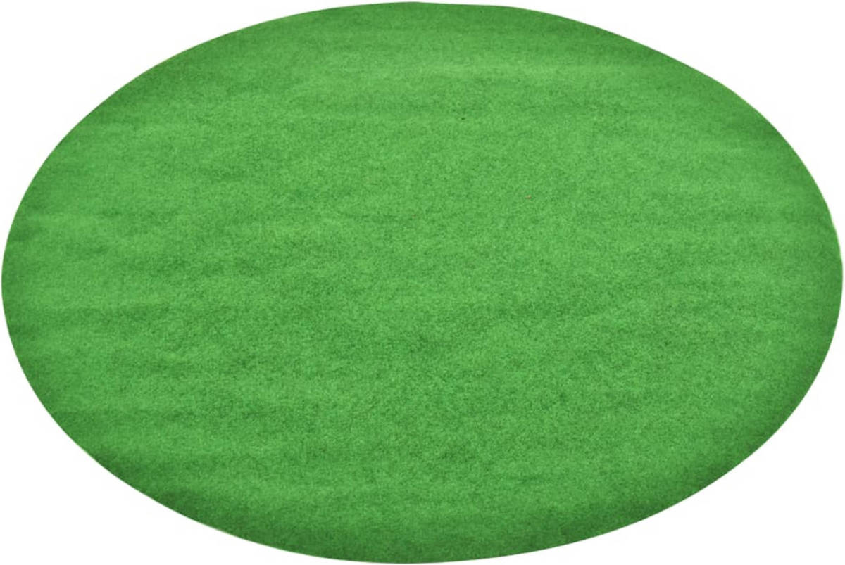 VidaXL Kunstgras met noppen rond 95 cm groen