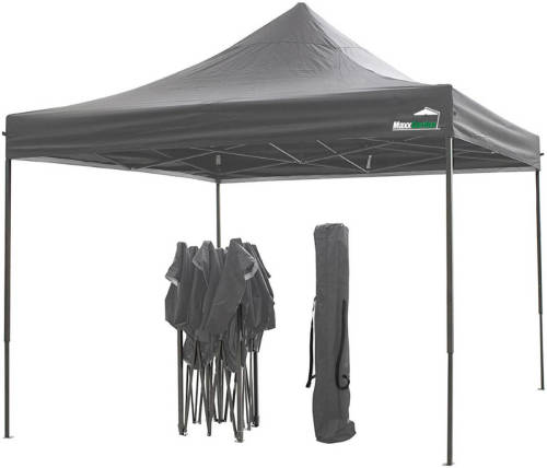 MaxxGarden Easy-up Partytent - 3x3m - Stalen Frame (taupe)