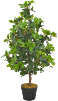 VidaXL Kunstplant met pot laurierboom 90 cm groen