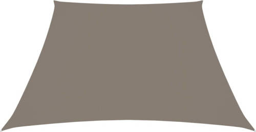 The Living Store Zonnezeil - Oxford stof - 3/4 x 3 m - Waterbestendig - Uv-beschermend - Taupe