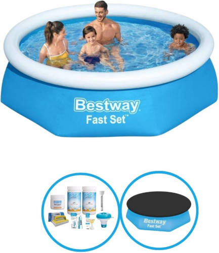 EXIT Toys Bestway Zwembad Fast Set 244x61 cm - Zwembadpakket