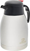 Meyerhoff thermoskan / isoleerkan met drukknop 1.5L RVS zwart