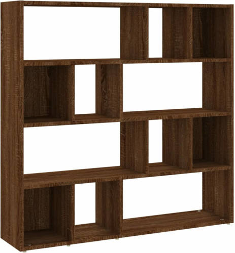 VidaXL Boekenkast/kamerscherm 105x24x102 cm bruin eikenkleur