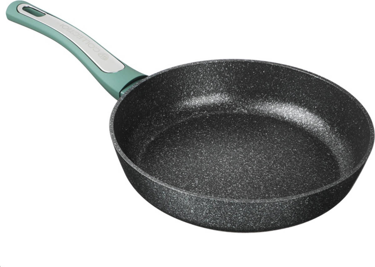 BY-Collection Hapjespan Ø24 CM - Keramische anti-aanbaklaag - PFAS-vrij - Soft-touch handgreep