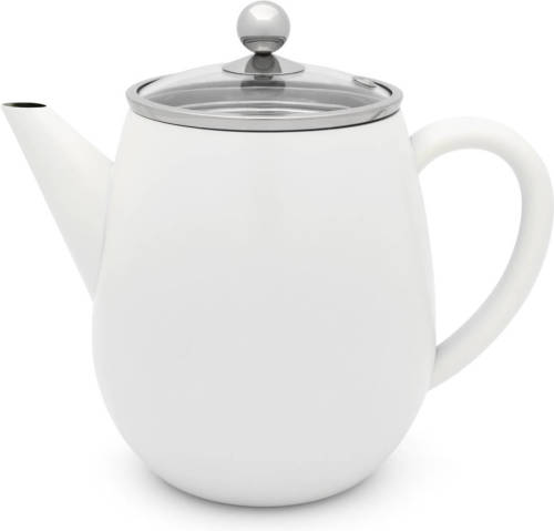 Bredemeijer Theepot Duet Eva 1,1 l - wit